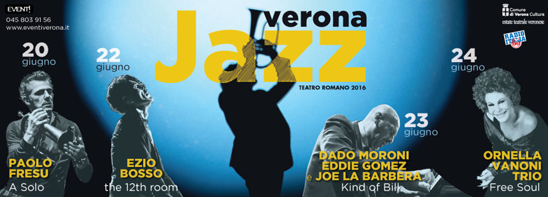Verona Jazz 2016: Fresu, Bosso, Moroni-Gomez-La Barbera e chiude Ornella Vanoni